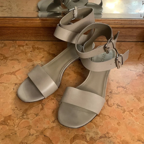 VINCE. Ria City Sandals Pumice Stone 7 - Picture 3 of 9